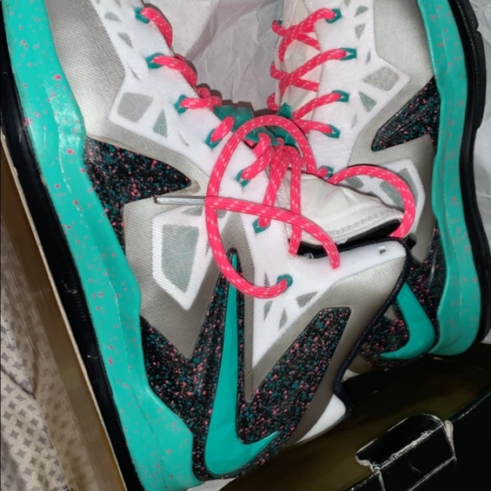 Lebron 10s custom south beach